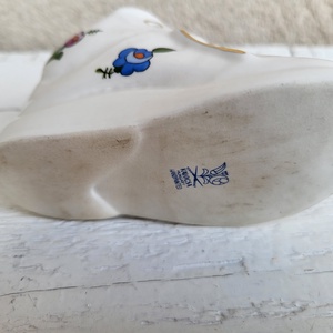 Kalocsai porcelán díszcipő - otthon & életmód - dekoráció - dekoratív figurák és szobrok - Meska.hu