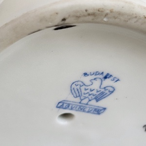 Aquincum Budapest porcelán madár figura 1. - otthon & életmód - dekoráció - dekoratív figurák és szobrok - Meska.hu