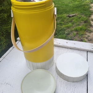 Vintage, retro, nagyméretű fagyis termosz - otthon & életmód - konyhafelszerelés, tálalás - italos kellékek - termoszok - Meska.hu