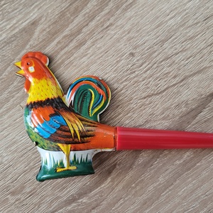 Vintage, retro NSZK fém kakas síp - Meska.hu