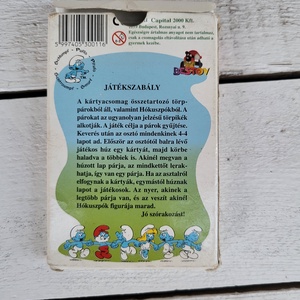 Vintage, retro Fekete Péter jellegű játékkártya_Hupikék törpikék - játék & sport - táblajáték és kártyajáték - kártya - Meska.hu