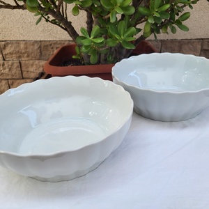 Vintage, régi csehszlovák Moritz Zdekauer ( MZ ) porcelán komatálak, pogácsás tálak párban - otthon & életmód - konyhafelszerelés, tálalás - tálalás - tányér & étkészlet - Meska.hu