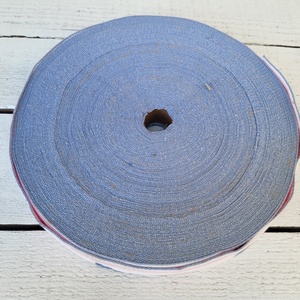 Vintage, retro, prémium, gyerekmintás szőtt textil-pamut szegőszalag tekercs_egeres - kellékek & szerszámok - rövidáru - szalag, pánt - textilszalag - Meska.hu