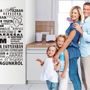 Házi áldás falmatrica -  - Meska.hu