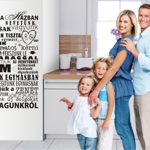 Házi áldás falmatrica, Művészet, Grafika & Illusztráció, Digitális, Fotó, grafika, rajz, illusztráció, MESKA