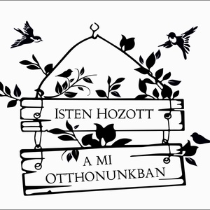 Isten hozott - falmatrica - otthon & életmód - dekoráció - fali és függő dekoráció - falmatrica & tapéta - Meska.hu
