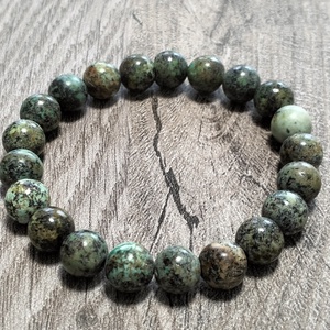 Női Ásványkarkötő - Afrika türkiz - ékszer - karkötő - ásványkarkötő - Meska.hu