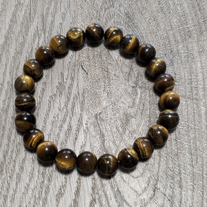 Férfi/Női Ásványkarkötő - Tigrisszem - ékszer - karkötő - ásványkarkötő - Meska.hu