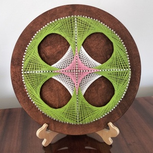 String Art - fonalművészet - TAVASZ, Otthon & Életmód, Dekoráció, Fali és függő dekoráció, Falra akasztható dekor, Fotó, grafika, rajz, illusztráció, Csomózás, MESKA