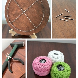 String Art - fonalművészet - TAVASZ - otthon & életmód - dekoráció - fali és függő dekoráció - falra akasztható dekor - Meska.hu