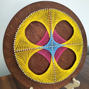String Art - fonalművészet - NYÁR - otthon & életmód - dekoráció - fali és függő dekoráció - falra akasztható dekor - Meska.hu