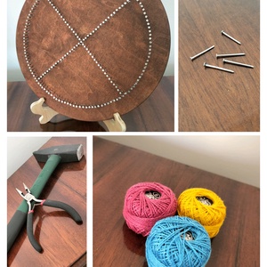 String Art - fonalművészet - NYÁR - otthon & életmód - dekoráció - fali és függő dekoráció - falra akasztható dekor - Meska.hu