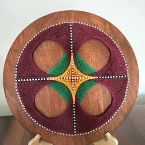 String Art - fonalművészet - ŐSZ, Otthon & Életmód, Dekoráció, Fali és függő dekoráció, Falra akasztható dekor, Fotó, grafika, rajz, illusztráció, Csomózás, MESKA