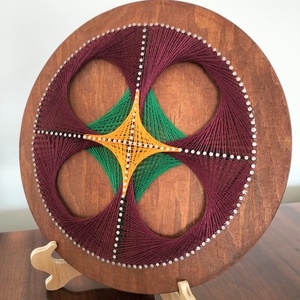 String Art - fonalművészet - ŐSZ - otthon & életmód - dekoráció - fali és függő dekoráció - falra akasztható dekor - Meska.hu