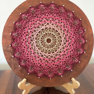 String Art - fonalművészet - Lélekvirág  - Meska.hu