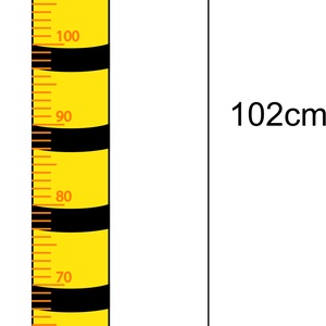 Falmatrica - Darazsas magasságmérő matrica - otthon & lakás - babaszoba, gyerekszoba - magasságmérő - Meska.hu