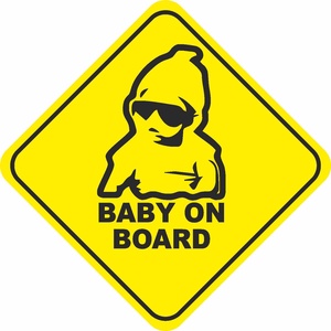 Autómatrica - BABY ON BOARD - Carlos, Művészet, Grafika & Illusztráció, Digitális, Fotó, grafika, rajz, illusztráció, Meska