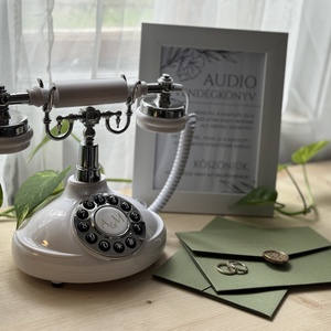 Telefonos vendégkönyv - esküvő - emlék & ajándék - vendégkönyv - Meska.hu