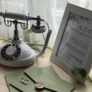 Telefonos vendégkönyv - esküvő - emlék & ajándék - vendégkönyv - Meska.hu