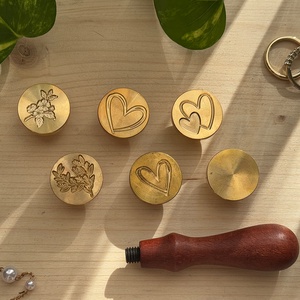 Viaszpecsét, arany, bronz, réz - esküvő - meghívó & kártya - esküvői pecsét, bélyegző - esküvői viasz pecsét - Meska.hu