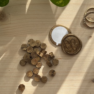 Viaszpecsét, arany, bronz, réz - esküvő - meghívó & kártya - esküvői pecsét, bélyegző - esküvői viasz pecsét - Meska.hu