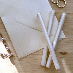 Viaszrúd, fehér, Esküvő, Meghívó & Kártya, Esküvői pecsét, bélyegző, Esküvői viasz pecsét, Mindenmás, MESKA