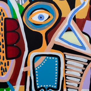 Kompozíció - művészet - festmény - akril - Meska.hu