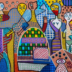 Kokott, Művészet, Festmény, Akril, Festészet, MESKA