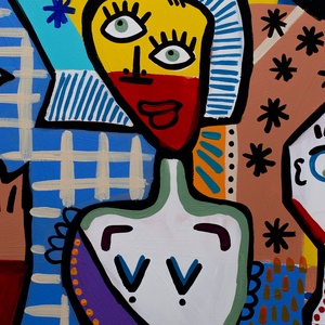 Kokott - művészet - festmény - akril - Meska.hu