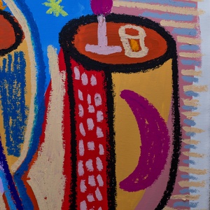 Nosztalgia - művészet - festmény - akril - Meska.hu