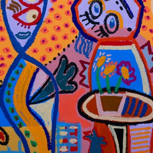 Nosztalgia - művészet - festmény - akril - Meska.hu