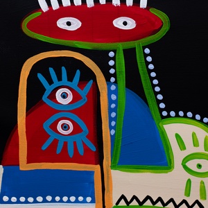 Kompozíció - művészet - festmény - akril - Meska.hu