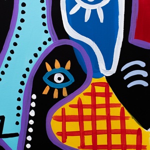 Kompozíció - művészet - festmény - akril - Meska.hu