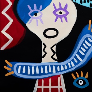 Kompozíció - művészet - festmény - akril - Meska.hu