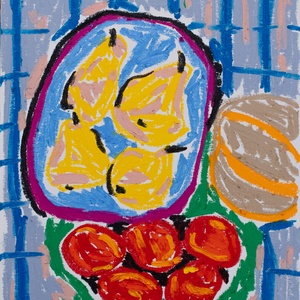 Nyári gyümölcsök, Művészet, Festmény, Pasztell, Festészet, MESKA