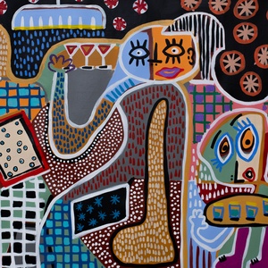 Farewell evening - művészet - festmény - akril - Meska.hu