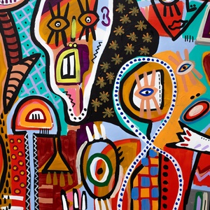 A ébredező Párizs - művészet - festmény - akril - Meska.hu