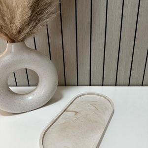 Ovális tálca - XL méret, Otthon & Életmód, Dekoráció, Asztal és polc dekoráció, Dekorációs tál, tartó, Gipszöntés, MESKA
