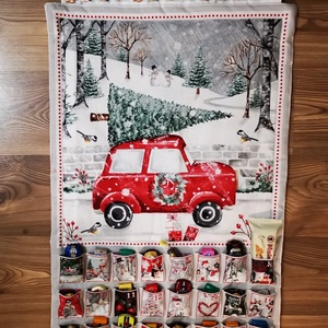 Adventi naptár autós - karácsony - adventi díszek - adventi naptár - Meska.hu