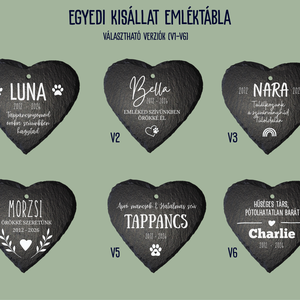 Egyedi névvel ellátott kisállat emléktábla kutyáknak, macskáknak és egyéb házi kedvenceknek, kis cölöppel leszúrható - otthon & életmód - kisállatoknak - kutyáknak - kutya biléta - Meska.hu