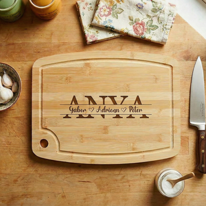 Gravírozott nagyméretű vágódeszka - anyák napi ajándék nagymamáknak, anyukáknak - otthon & életmód - konyhafelszerelés, tálalás - sütés, főzés - vágódeszka - Meska.hu