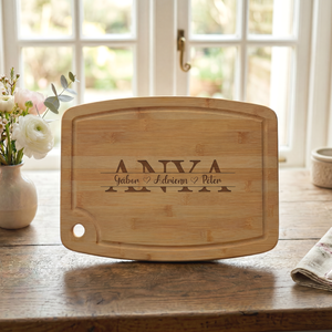 Gravírozott nagyméretű vágódeszka - anyák napi ajándék nagymamáknak, anyukáknak - otthon & életmód - konyhafelszerelés, tálalás - sütés, főzés - vágódeszka - Meska.hu