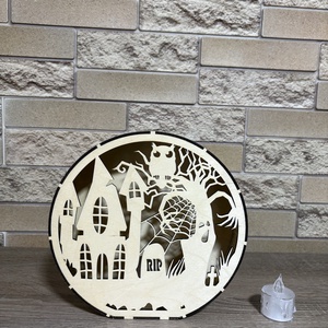 Halloween díszdoboz - otthon & életmód - dekoráció - halloween - halloweeni asztaldísz - Meska.hu