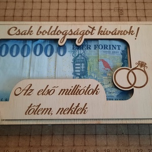 Egyedi esküvői vagy ballagási pénz átadó nászajándék átadó - esküvő - emlék & ajándék - nászajándék - esküvői pénzátadó doboz - Meska.hu