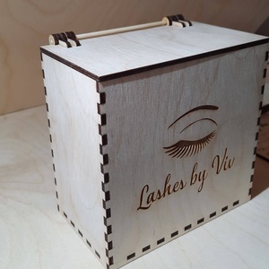 LashBox Műszempilla rendszerező és tároló dobozka a TE saját logóddal cégneveddel. - otthon & életmód - tárolás & rendszerezés - doboz - Meska.hu
