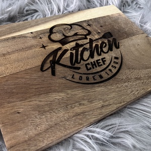Akác vágódeszka késélezővel Kitchen - otthon & életmód - konyhafelszerelés, tálalás - sütés, főzés - fakanál & fakanáltartó - Meska.hu
