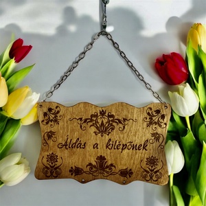 Vendég köszöntőÁldás a kilépőnek, DIY (Csináld magad), Egységcsomag, Gravírozás, pirográfia, Famegmunkálás, MESKA