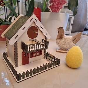 Dekoratív madáretető, Otthon & Életmód, Dekoráció, Dísztárgy, Gravírozás, pirográfia, MESKA