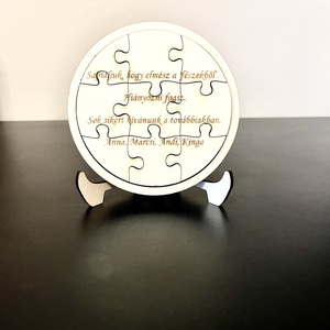 Egyedi emlék puzzle - otthon & életmód - konyhafelszerelés, tálalás - konyhai dekoráció - hűtőmágnes - Meska.hu