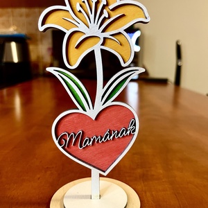 Anyáknapi örök nárcisz, Otthon & Életmód, Virágdekoráció, Virágdíszek, Asztali virágdísz, , MESKA